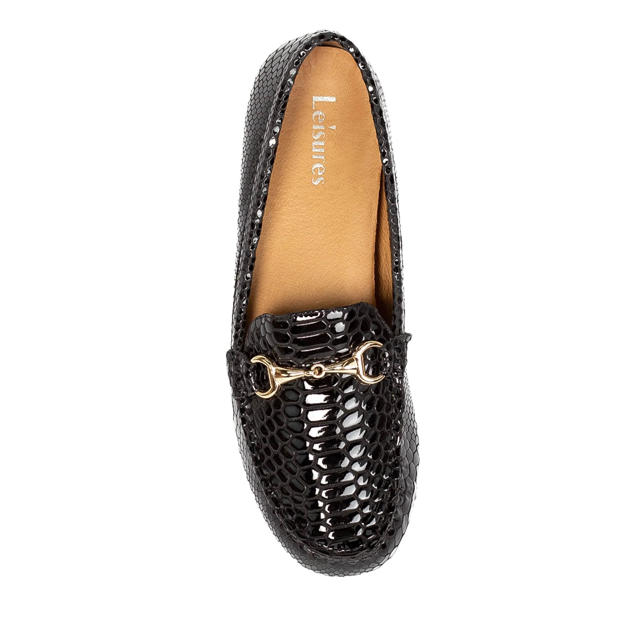 ROMEO Black Patent Croc