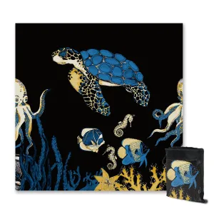 Sea Turtle Blues Sand Free Towel