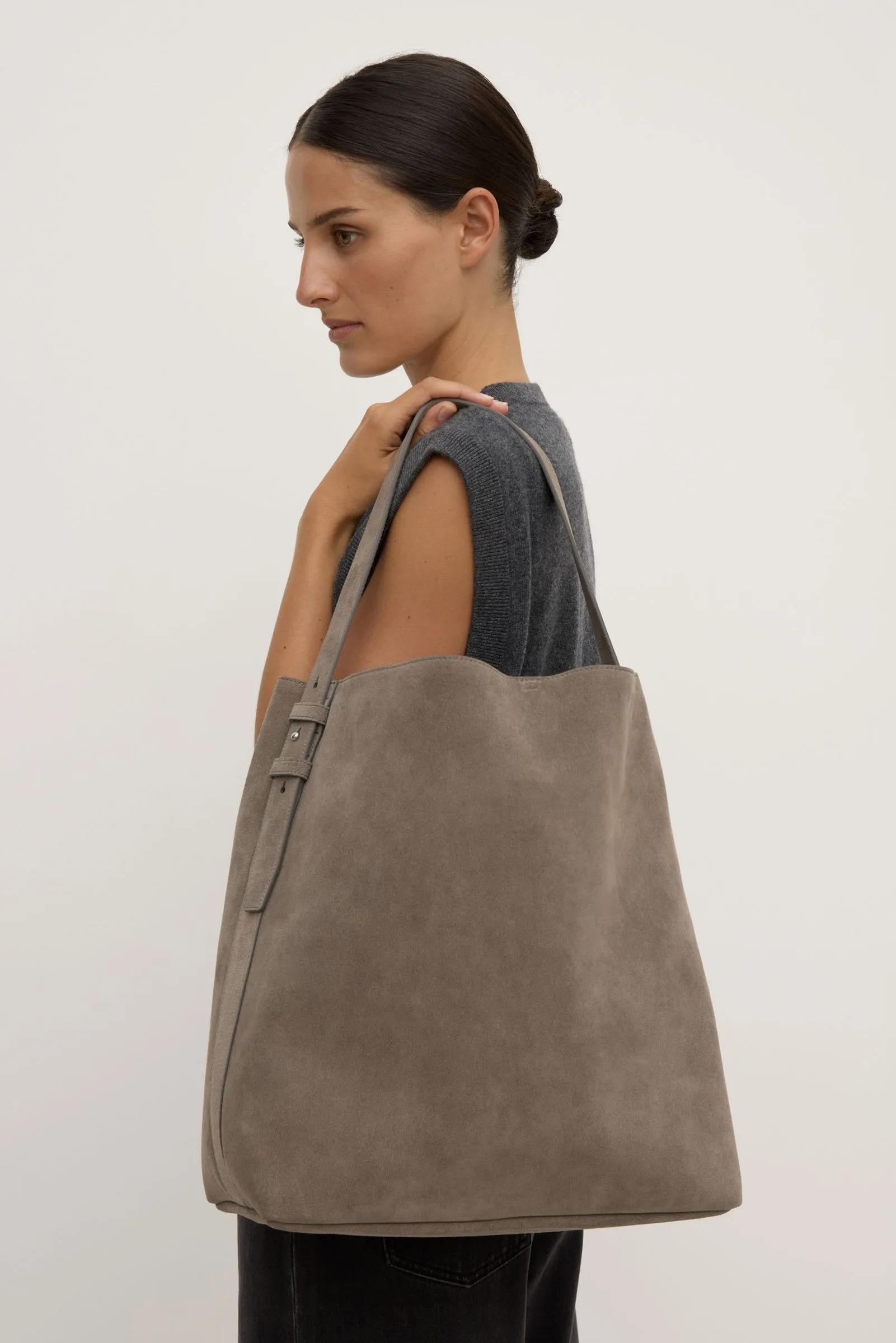 Sonny Suede Shoulder Bag