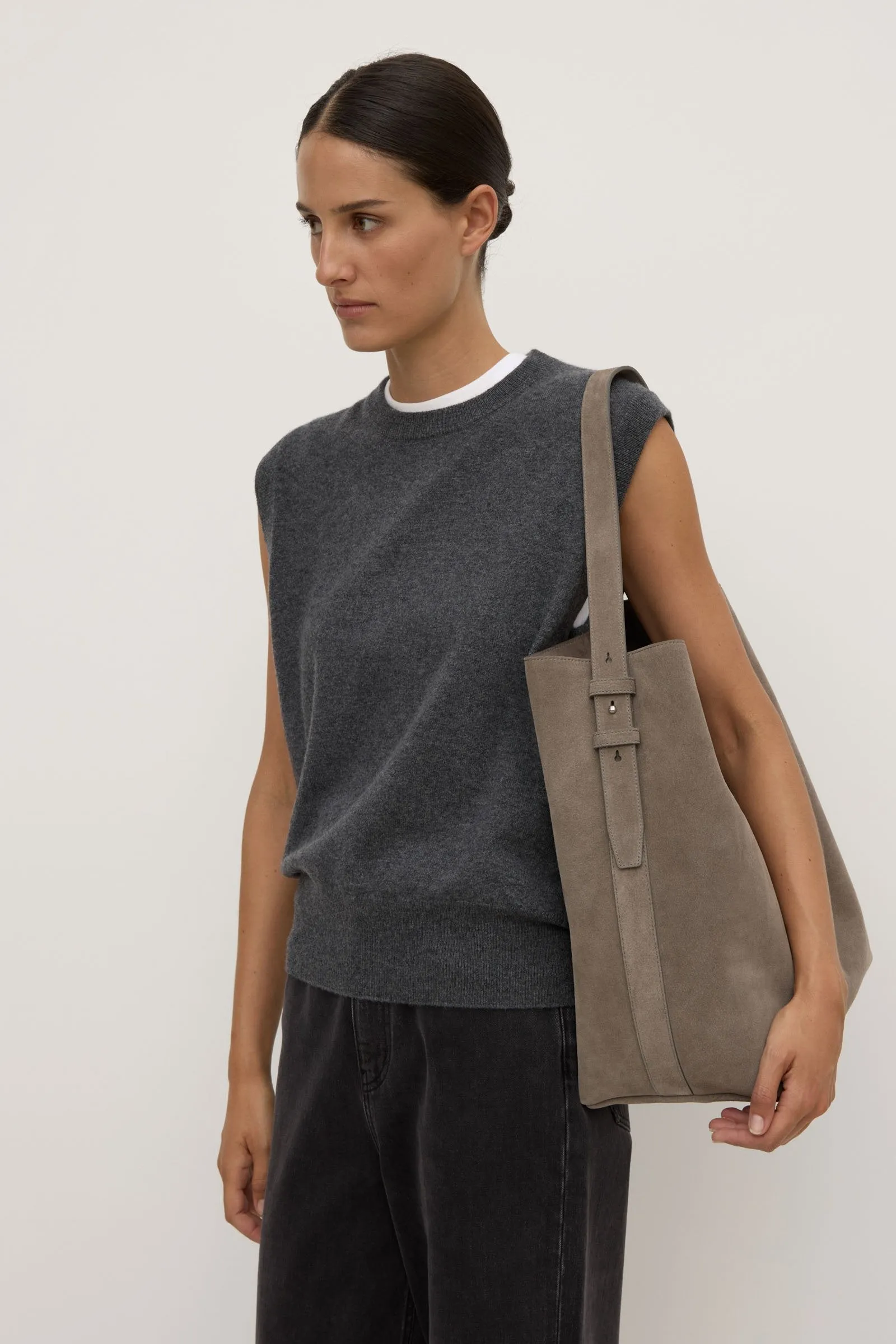 Sonny Suede Shoulder Bag