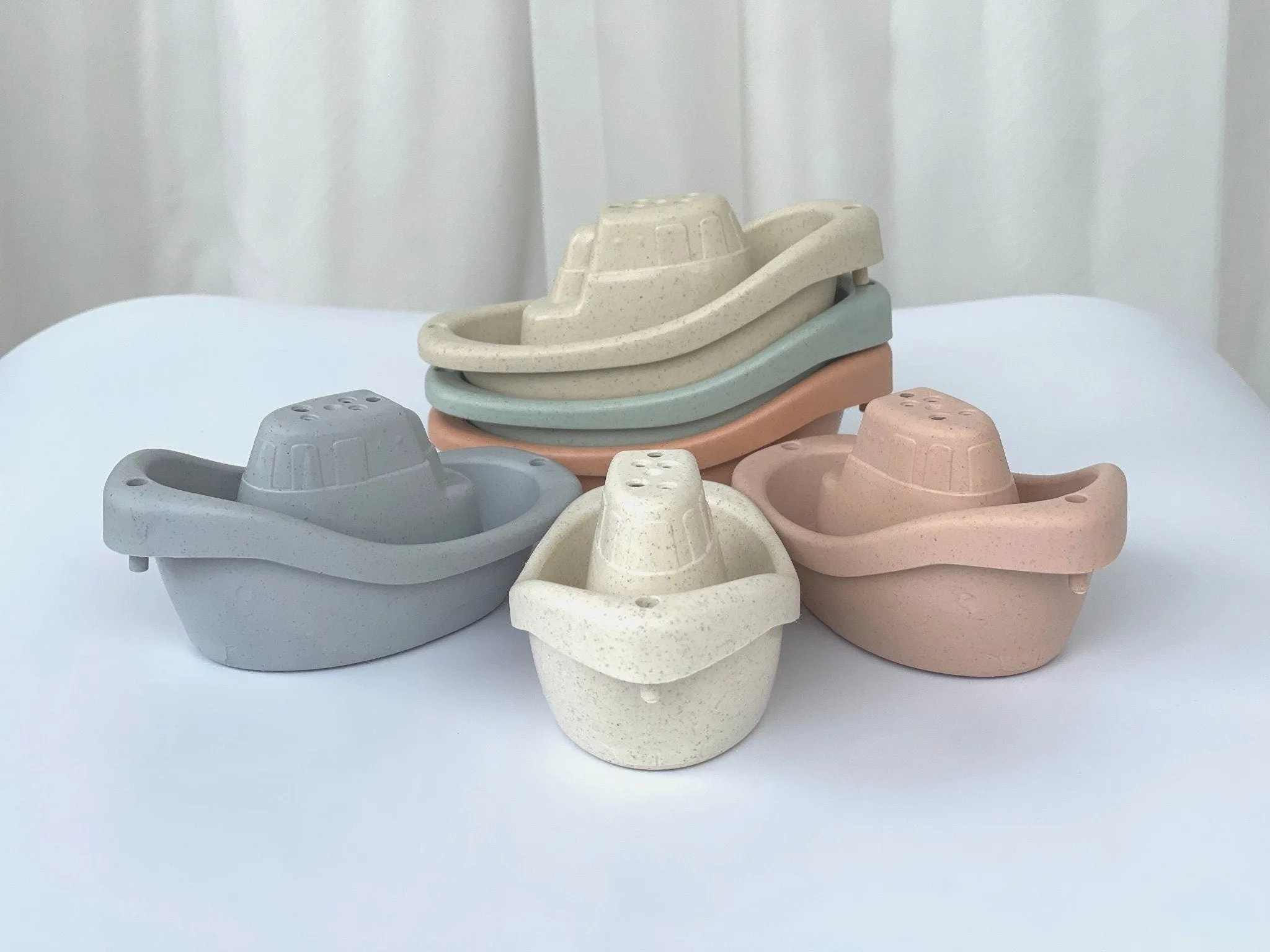 Stacking Boat Bath Toy Set
