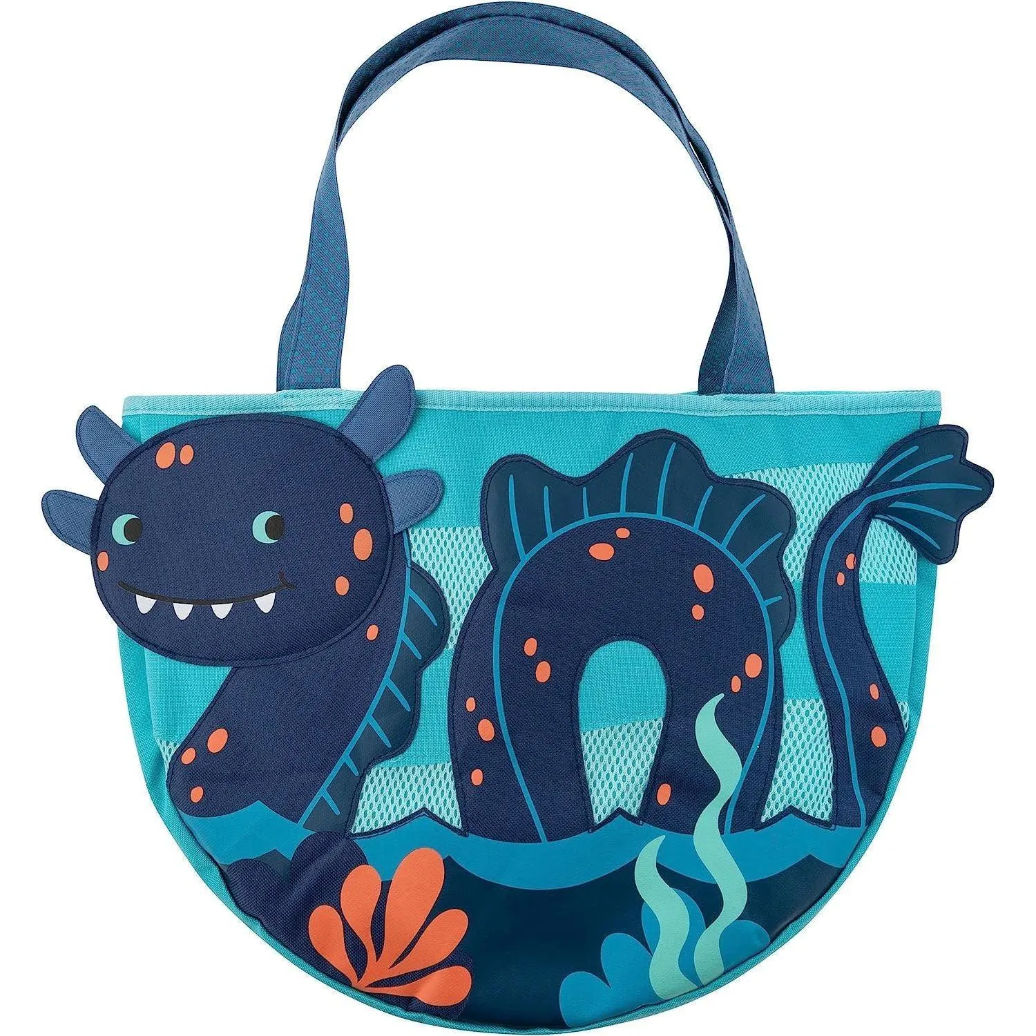 Stephen Joseph, Beach Tote with 6 Piece Sand Toys - Sea Monster