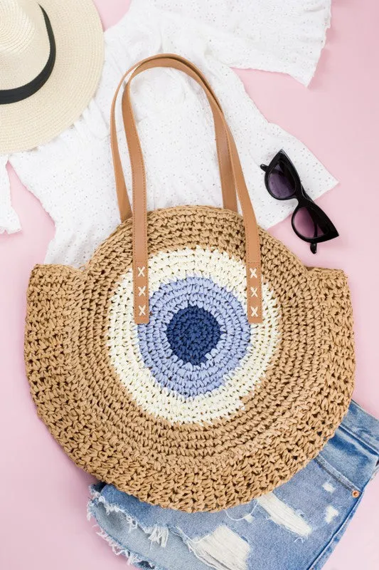 Straw Circle Tote *Online Only*