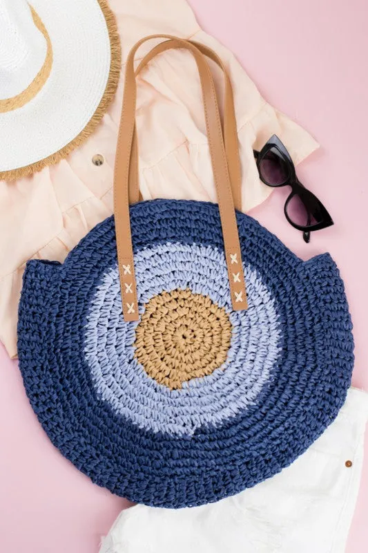Straw Circle Tote *Online Only*