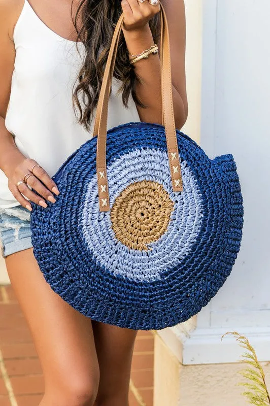 Straw Circle Tote *Online Only*