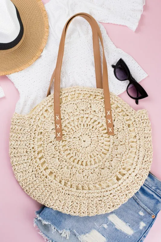Straw Circle Tote *Online Only*