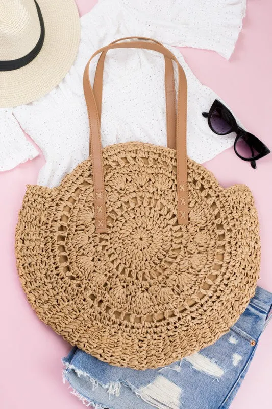 Straw Circle Tote *Online Only*