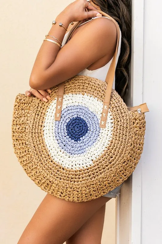 Straw Circle Tote *Online Only*