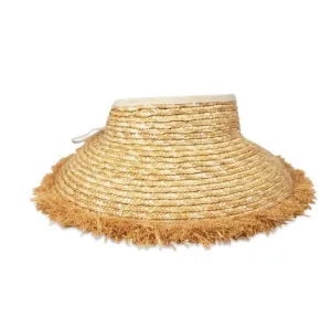 Straw Fringed Visor