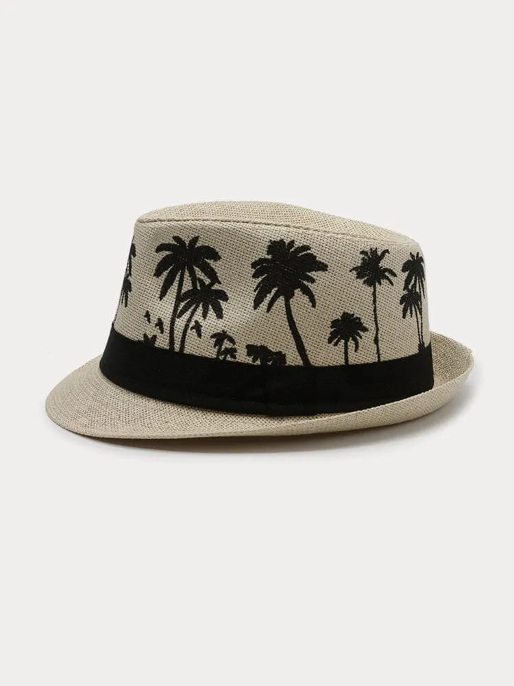 Summer Breezy Woven Beach Hat