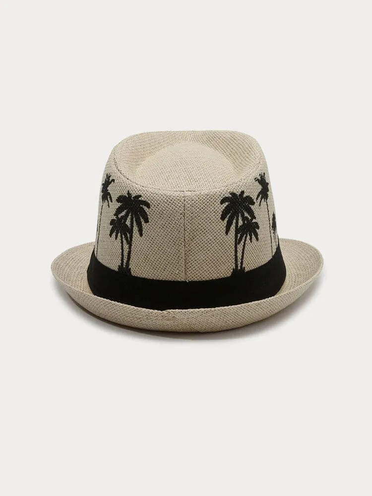 Summer Breezy Woven Beach Hat