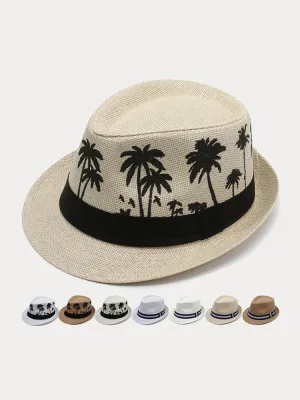 Summer Breezy Woven Beach Hat