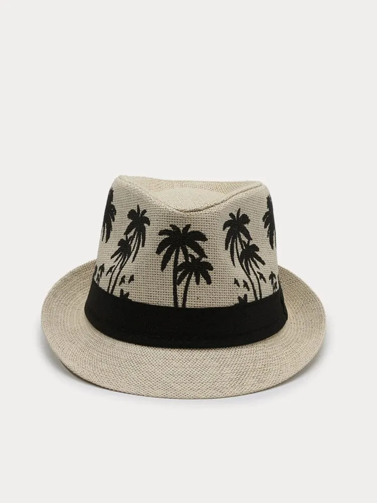Summer Breezy Woven Beach Hat