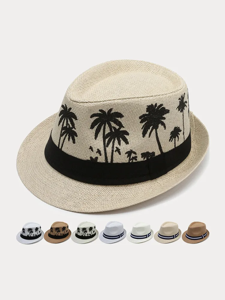 Summer Breezy Woven Beach Hat