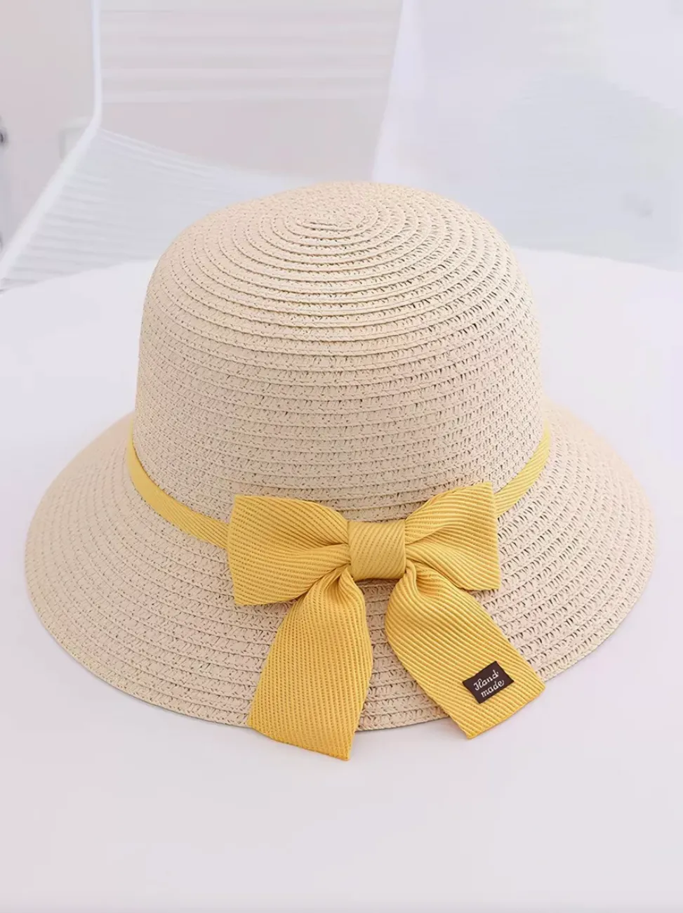 Summer Straw Hat and Sling Bag Set
