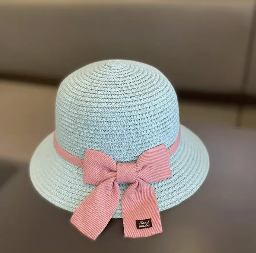 Summer Straw Hat and Sling Bag Set