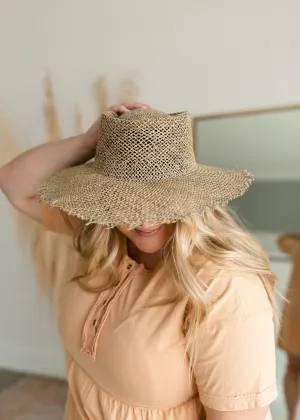 Sun Brim Straw Hat - FINAL SALE