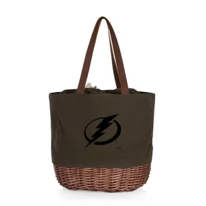 Tampa Bay Lightning - Coronado Canvas and Willow Basket Tote
