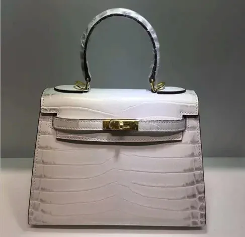 The Los Angeles Genuine Cow Leather Crocodile Bag