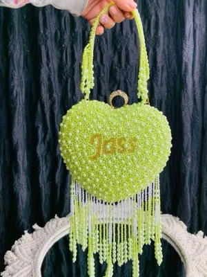 Valentines Special Pearl Clutch Bags