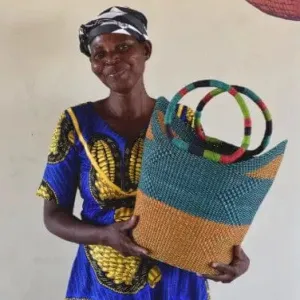 Winged Shopper Basket in Medium & Large sizes