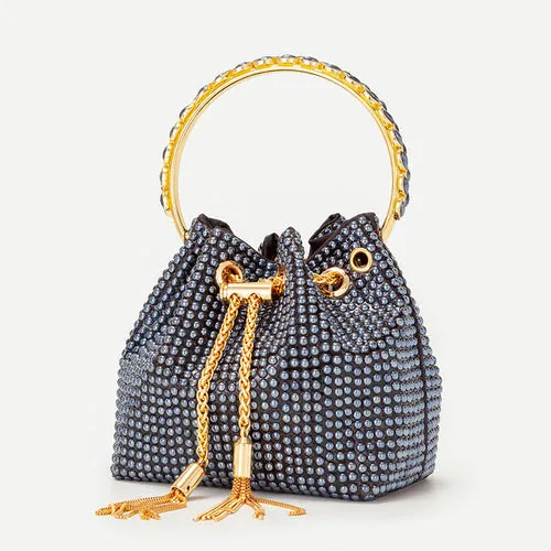 Women Ceramic Beads Tassel Crossbody Bags
