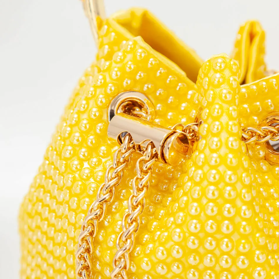 Women Ceramic Beads Tassel Crossbody Bags