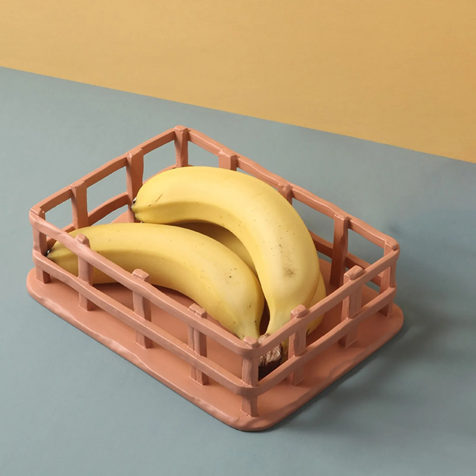 Woven Resin Fruit Basket
