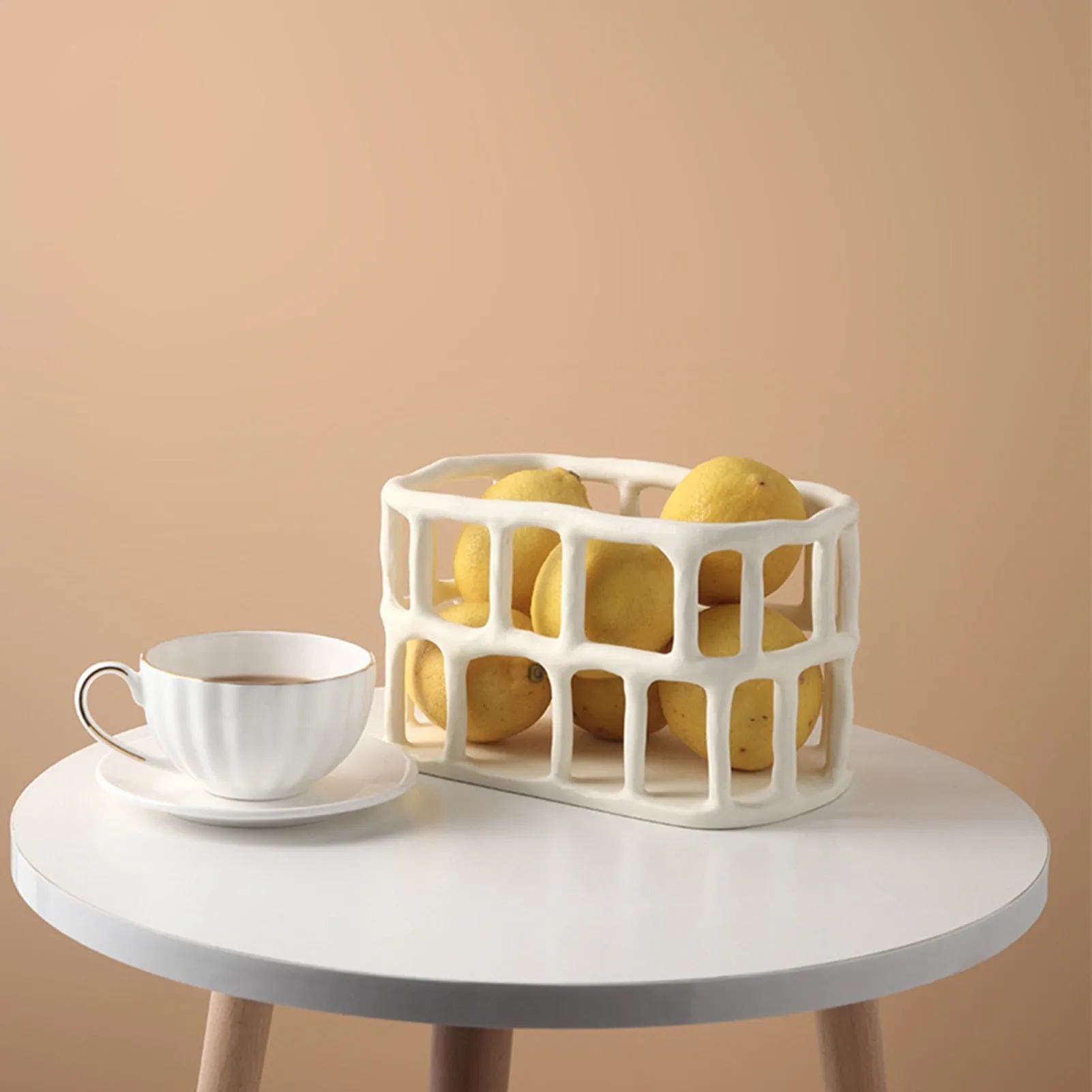 Woven Resin Fruit Basket