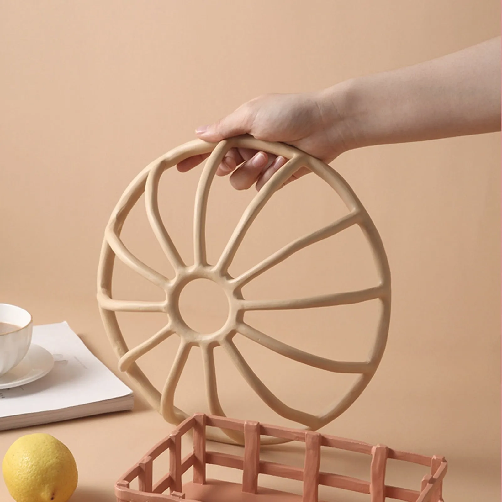 Woven Resin Fruit Basket