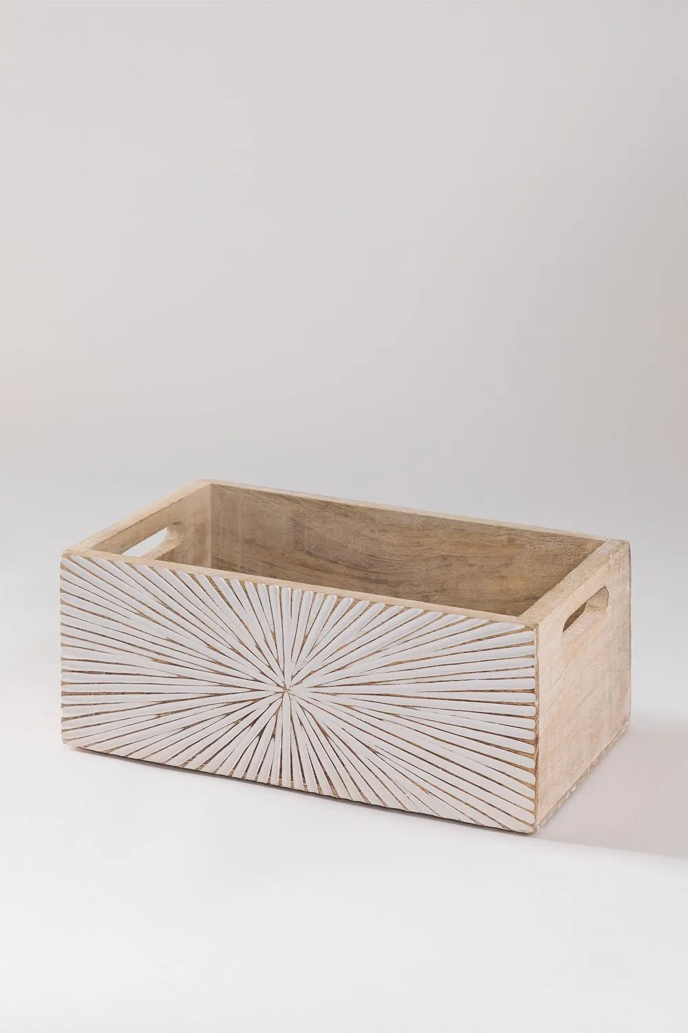 Zarko Carved Storage Basket